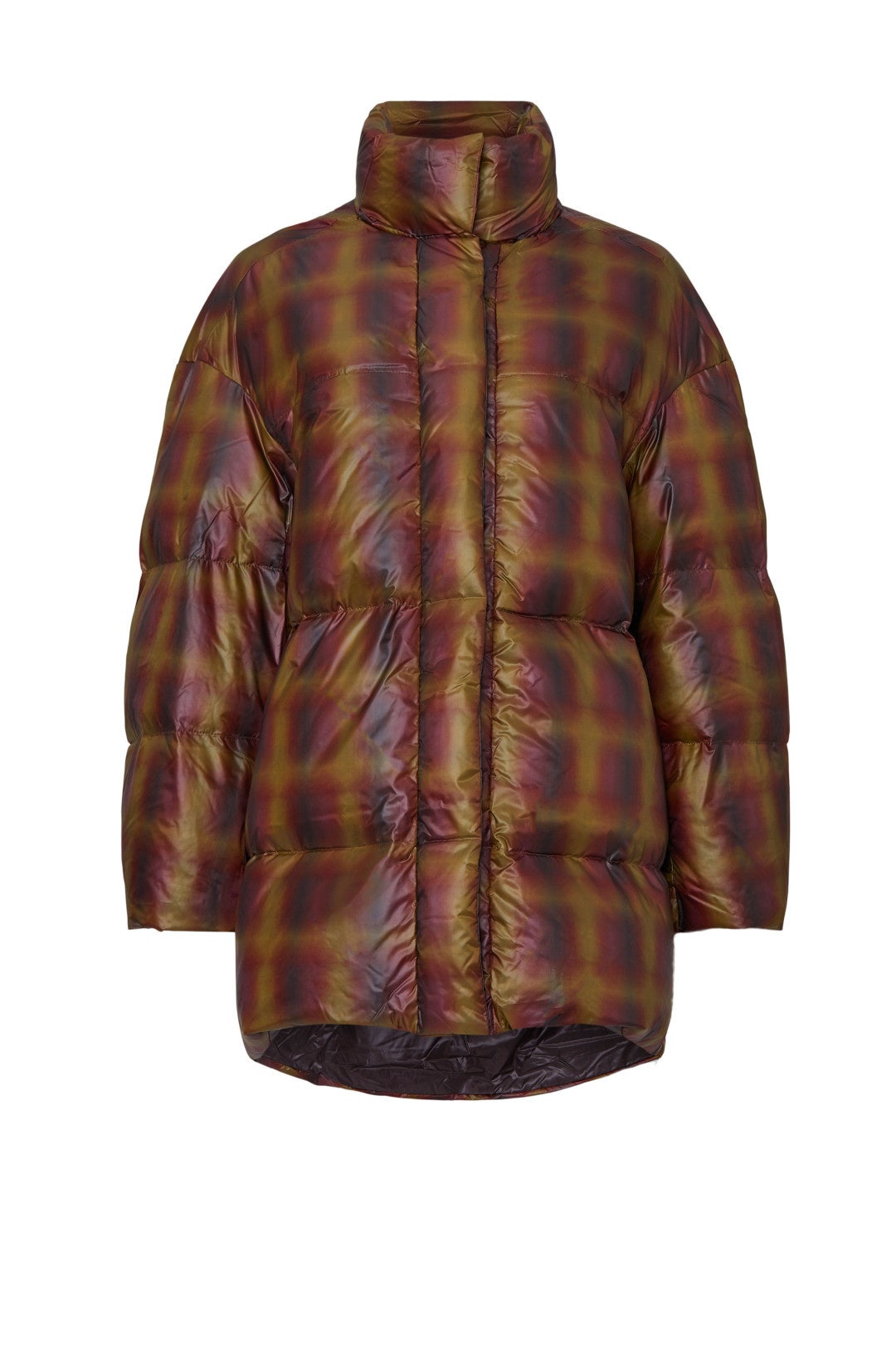 Copper Plaid Puffer by No.6 4