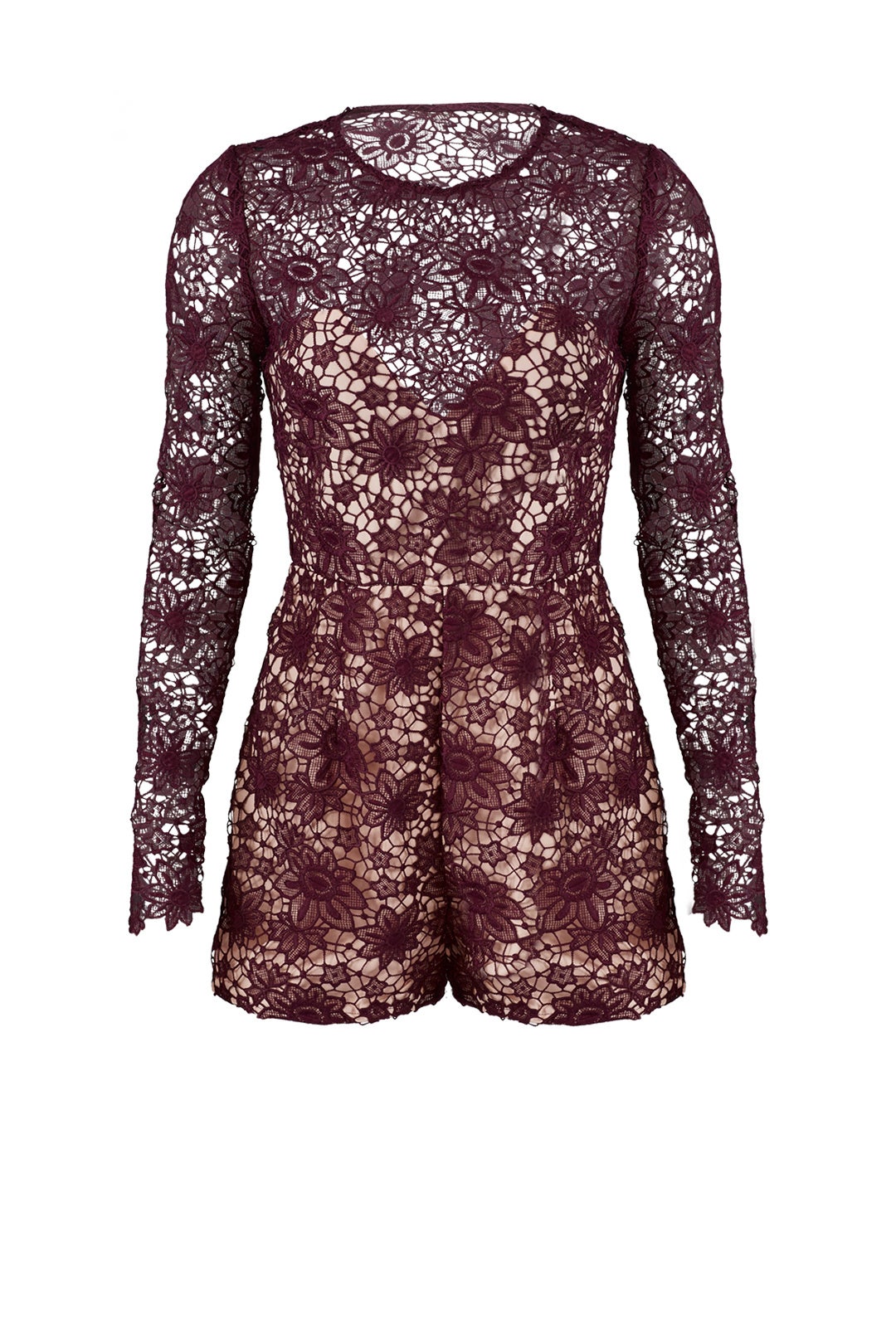 Plum Rosale Romper by STYLESTALKER 3