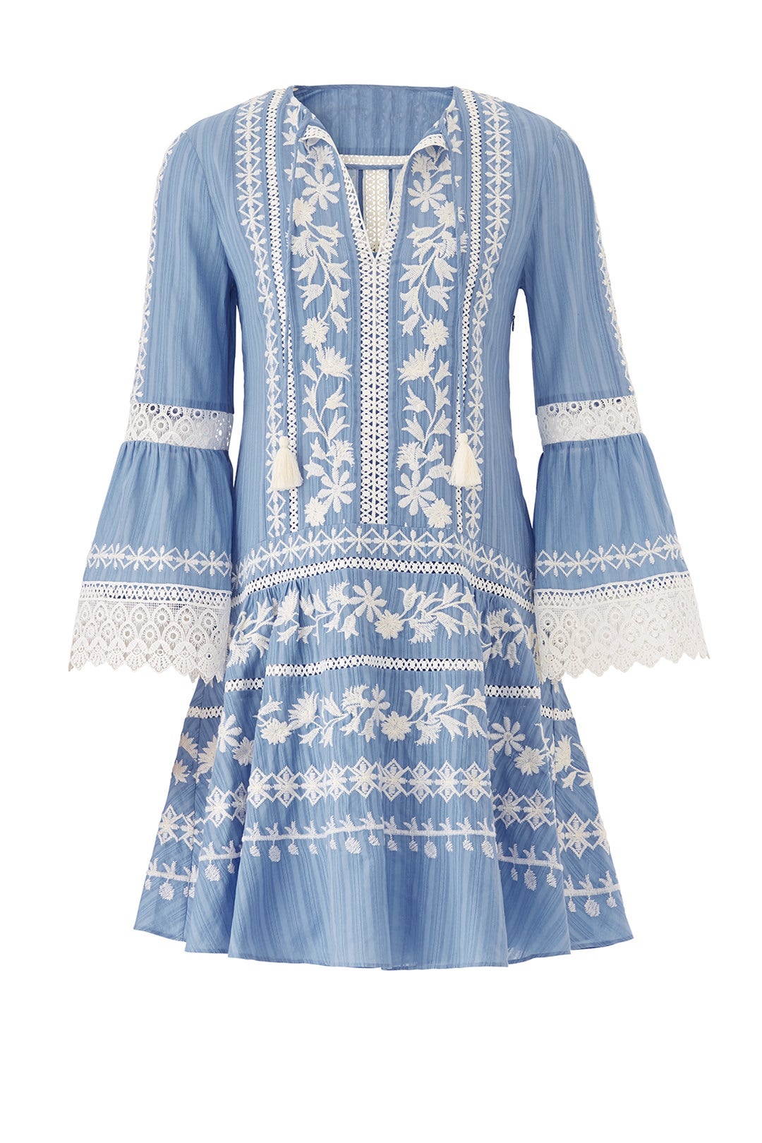 Blue Gabriella Dress by Tory Burch 3