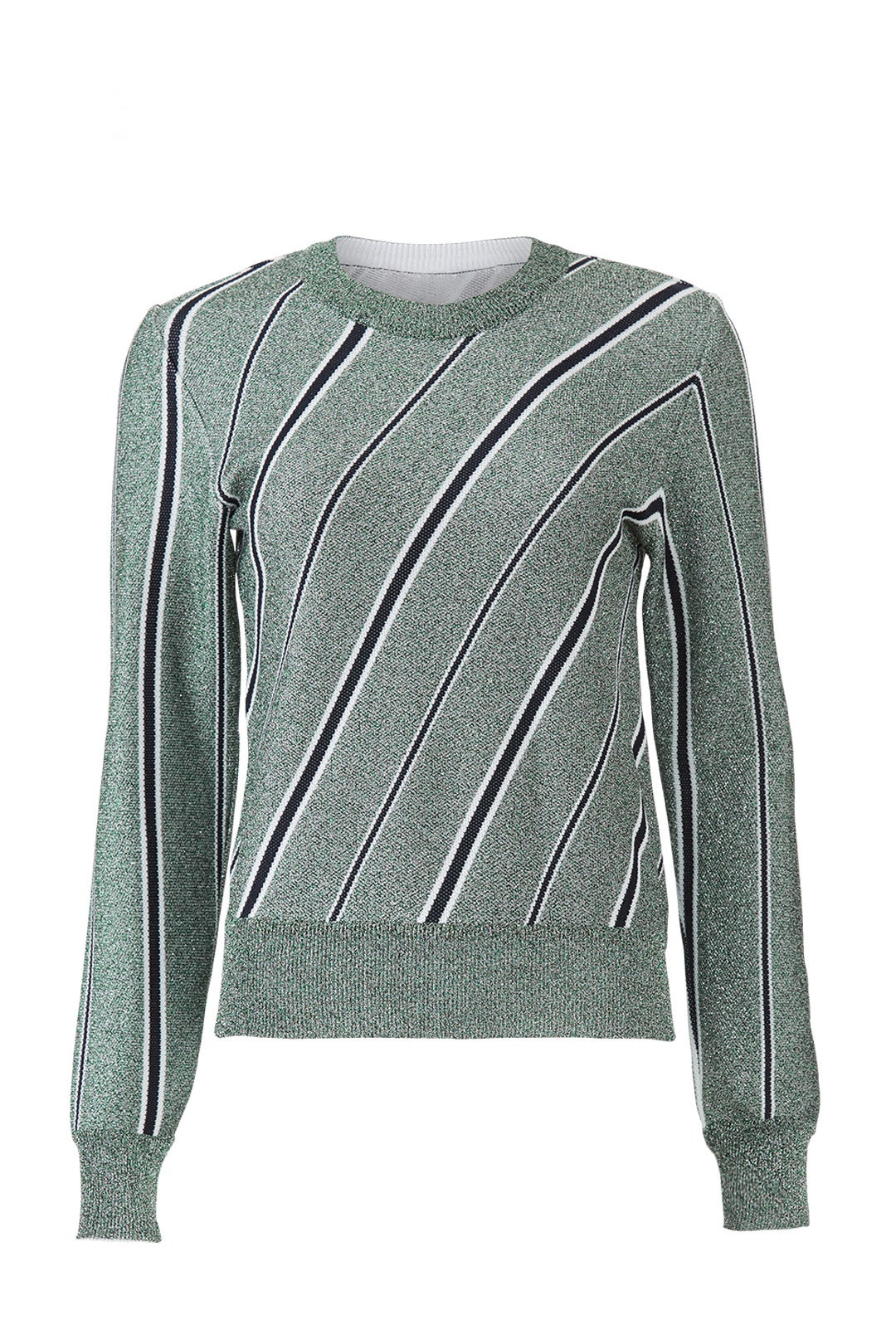 Striped Lurex Sweater by Cedric Charlier 3