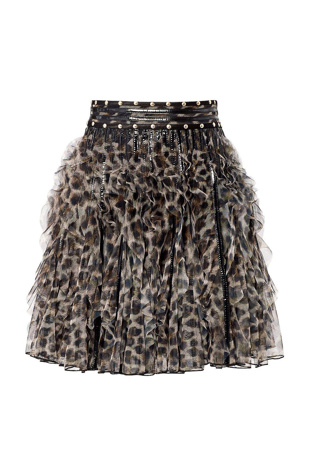 Wild Ninja Ruffle Skirt by Just Cavalli