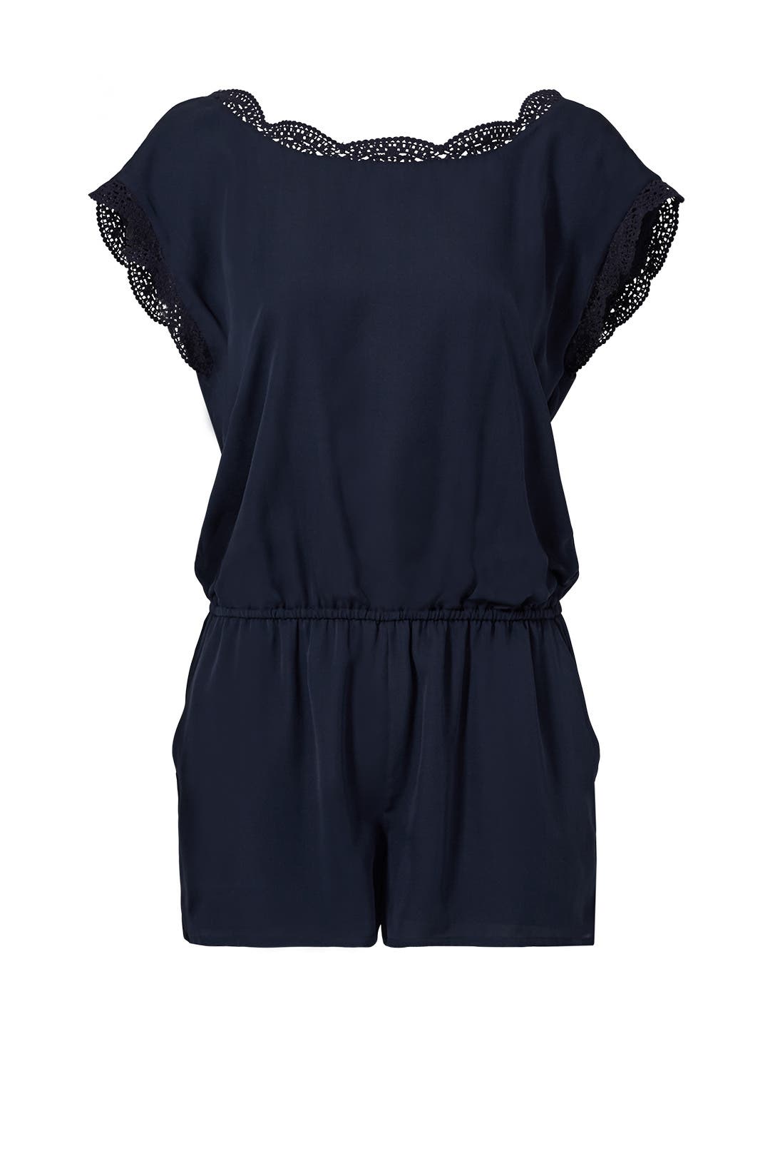Paolla Silk Romper by Joie for 60 Rent the Runway