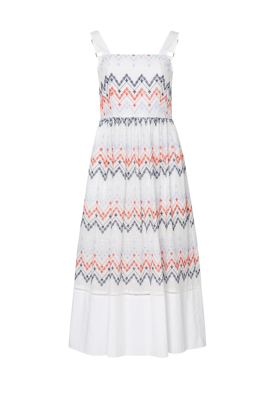 White Embroidered Fiji Dress by Sabina Musayev 3