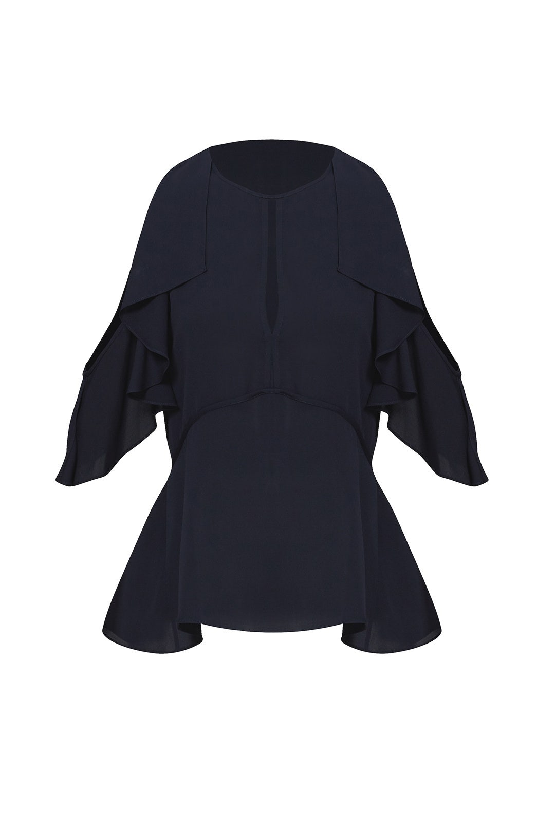 Navy Desiraya Classic Top by Theory