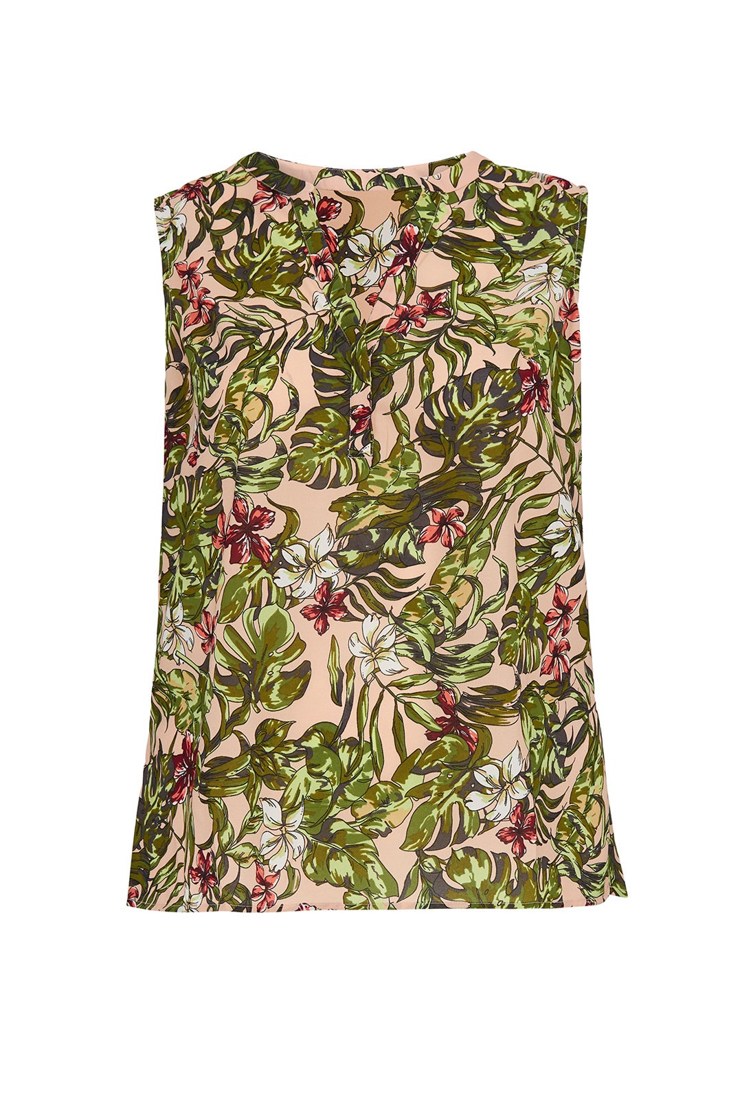 Tropical V-Neck Top by JUNAROSE 3