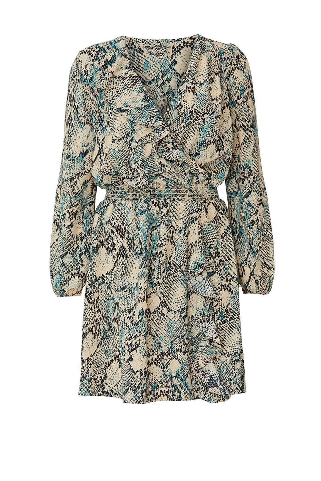 Printed Surplice Dress by Slate & Willow 4