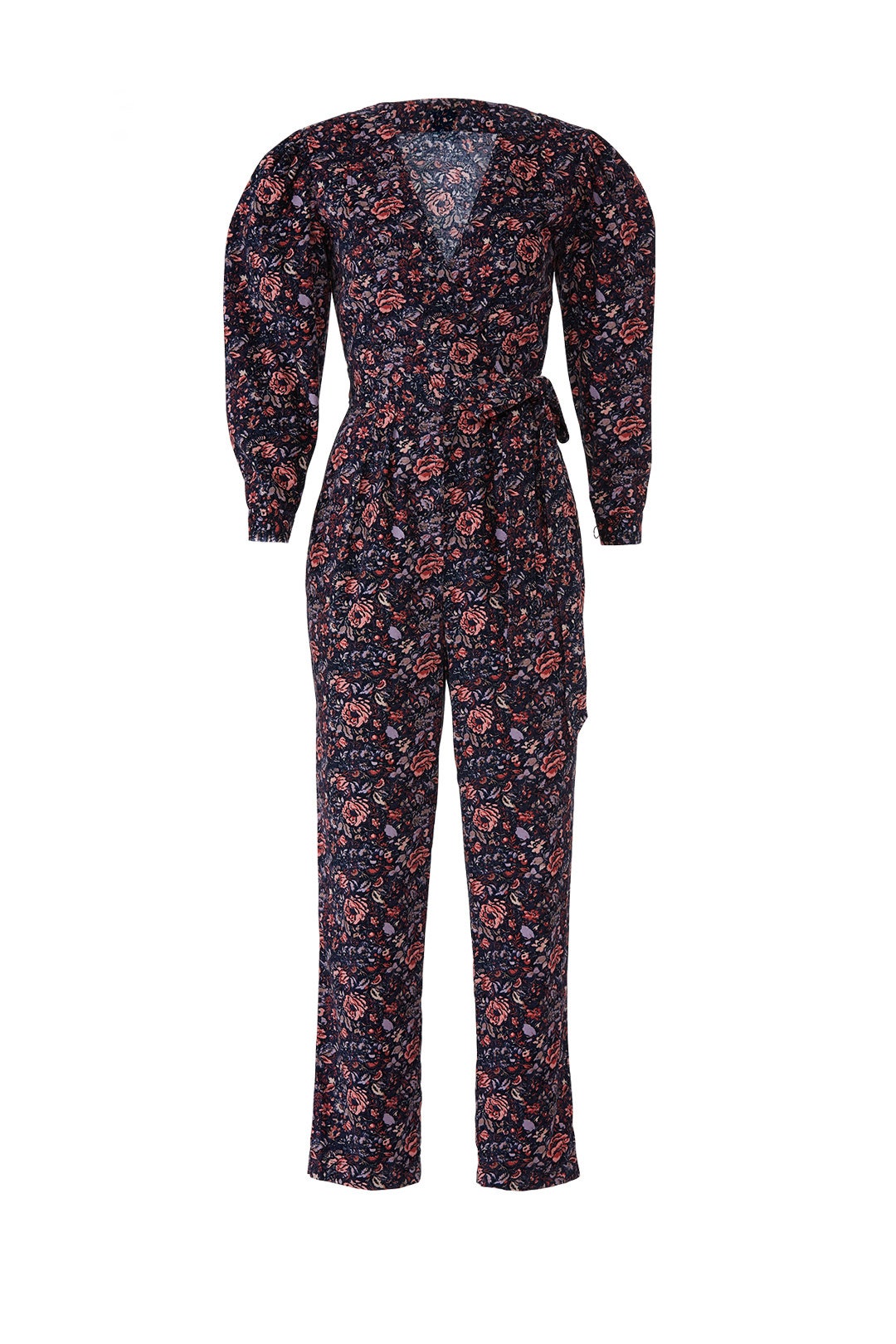 Floral Toile Wrap Jumpsuit by La Vie Rebecca Taylor