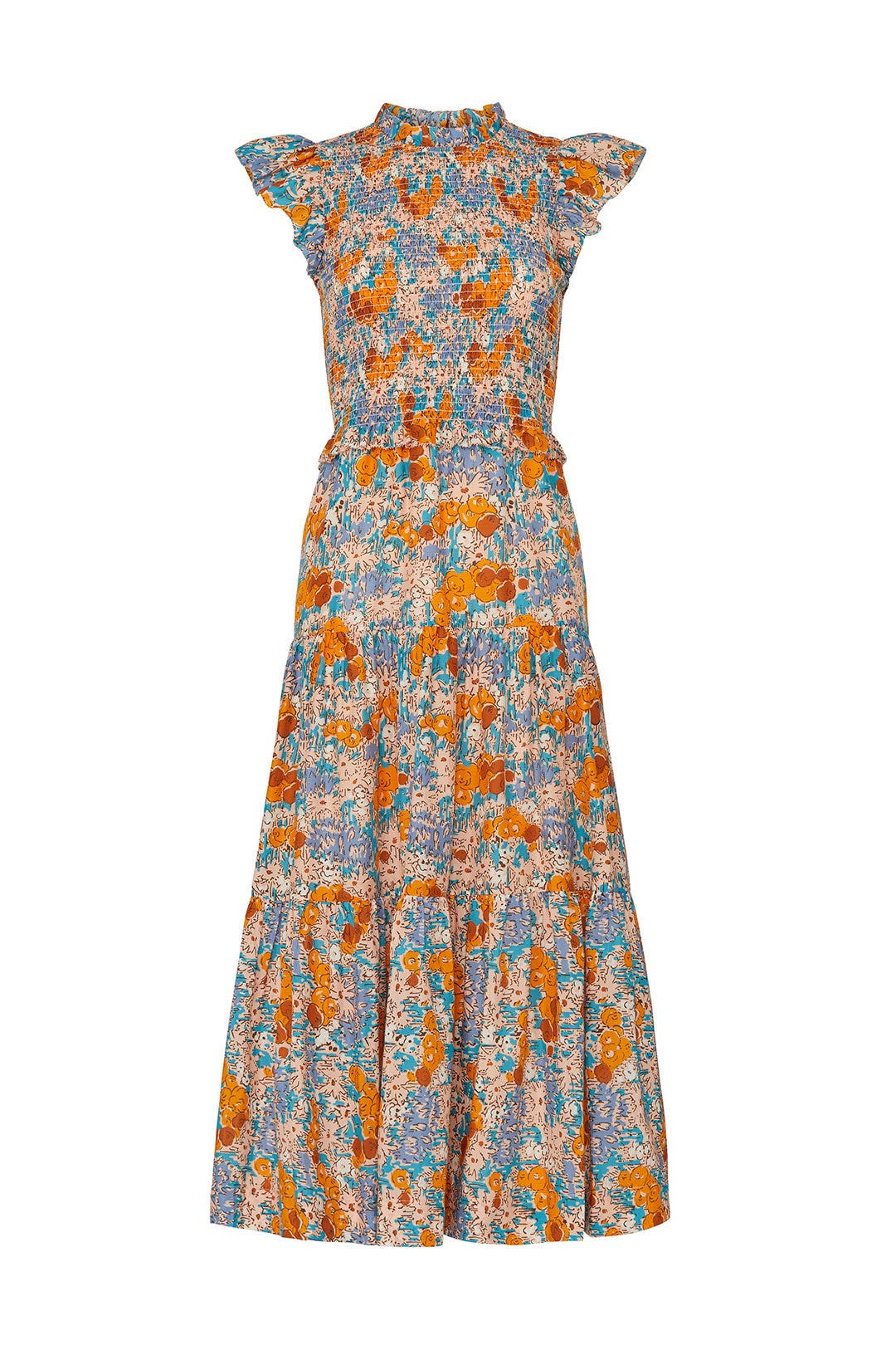 Biarritz Smocked Midi Dress by Sea New York 4