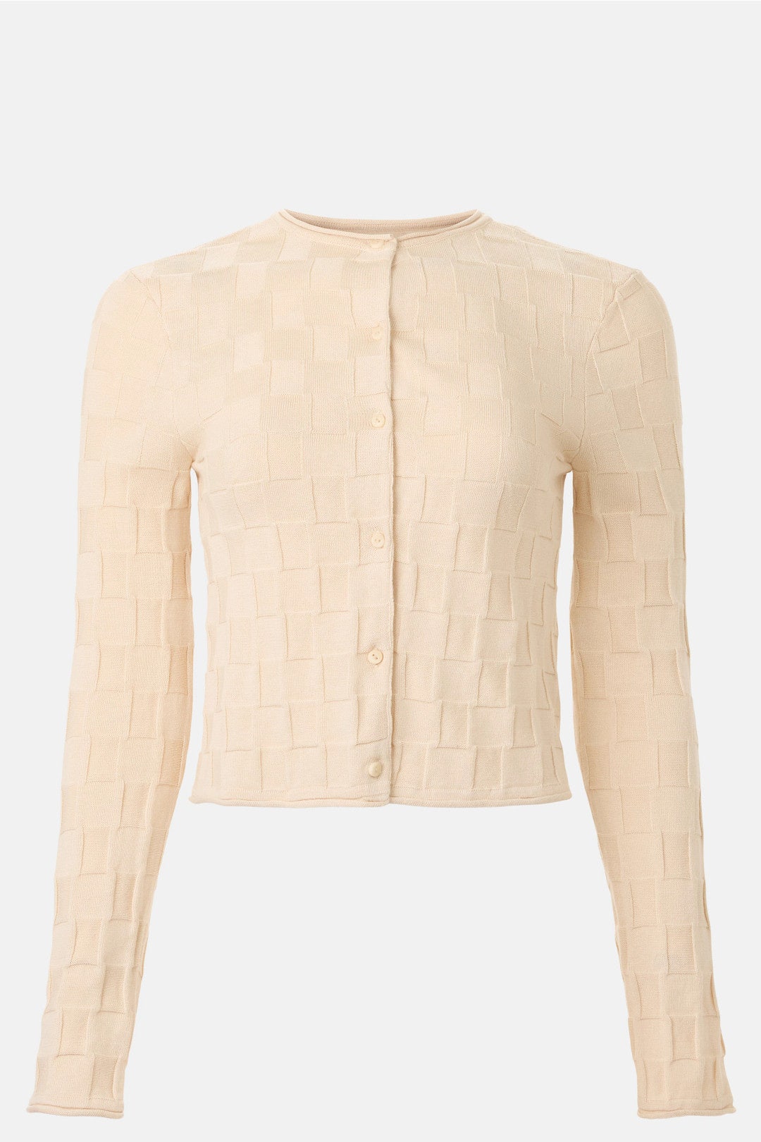 Natural Basketweave Knit Cardigan by Zulu & Zephyr