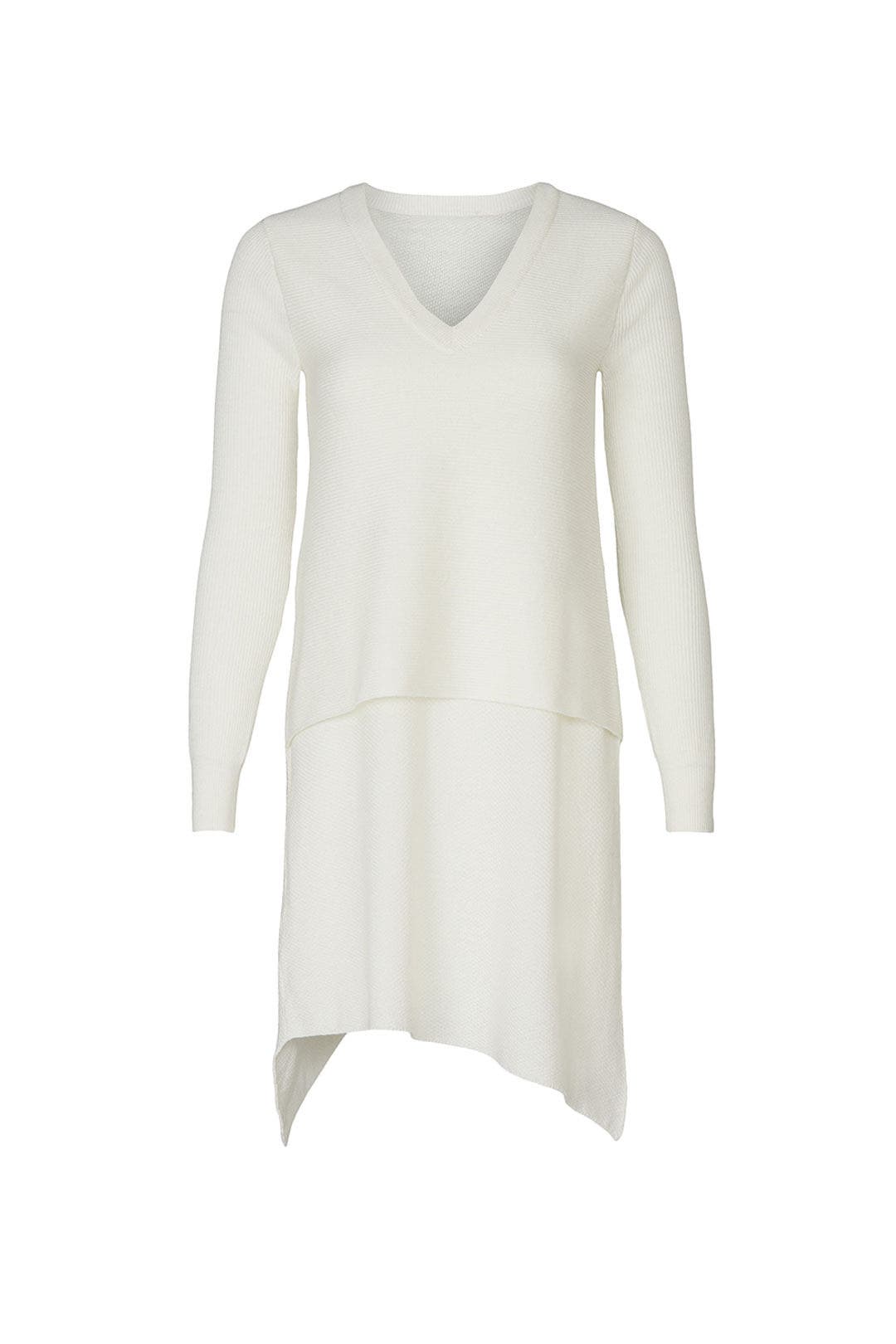 Ivory Asymmetrical Sweater by Derek Lam 10 Crosby x RTR