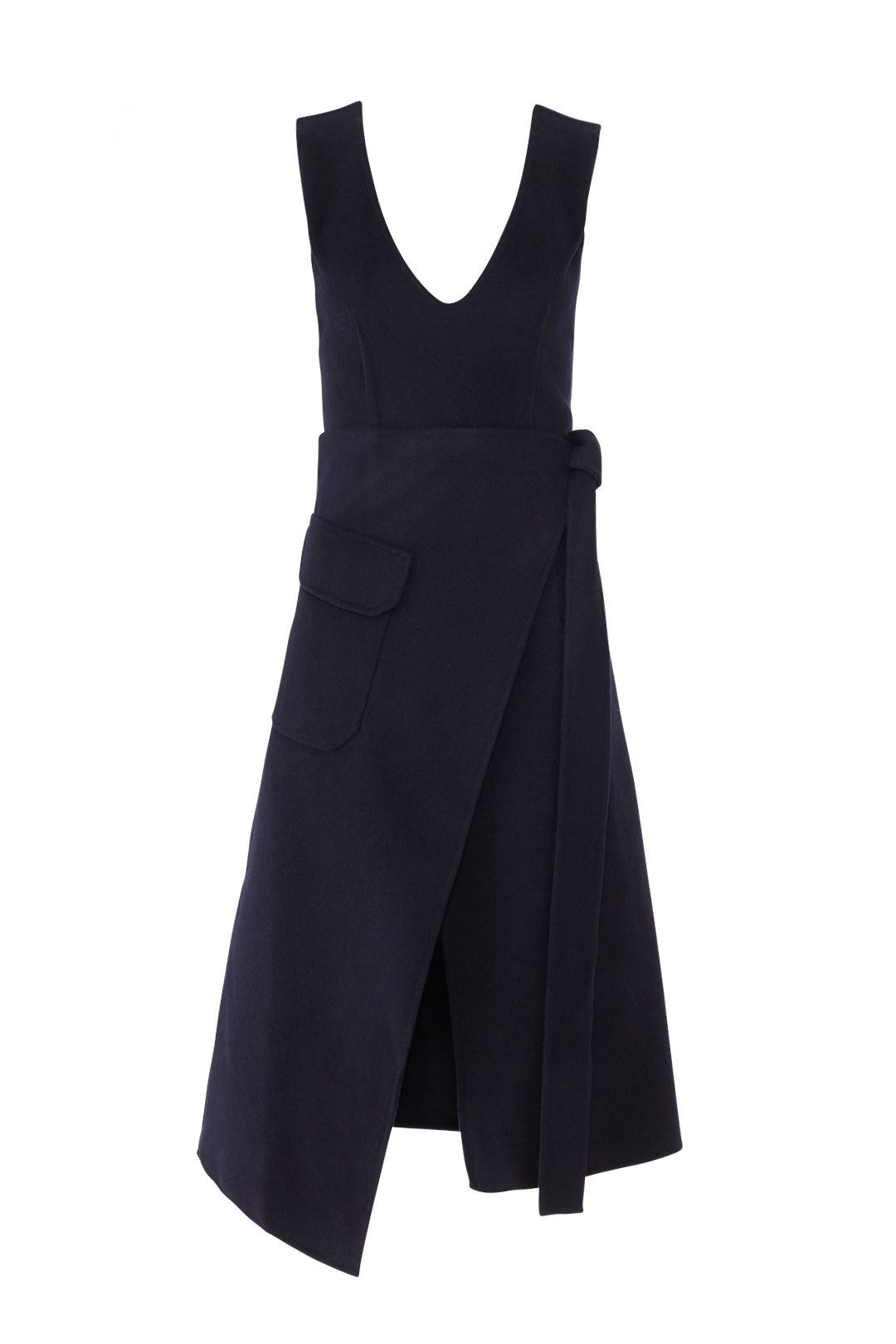 Wool Navy Dress by Goen. J 3
