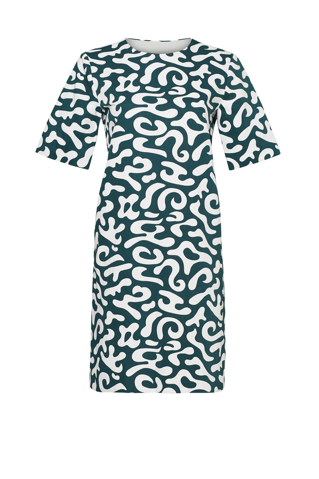 Emerald Markers Print Dress by Marni 3