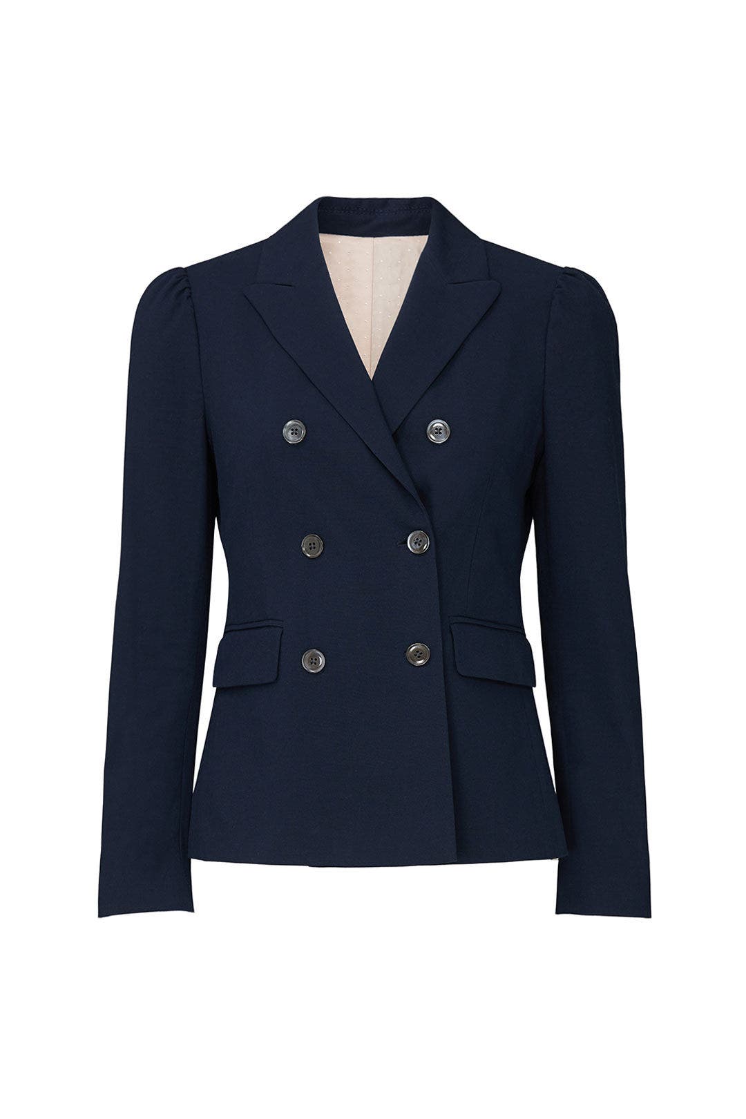 Navy Double Breasted Jacket by Rebecca Taylor NYC