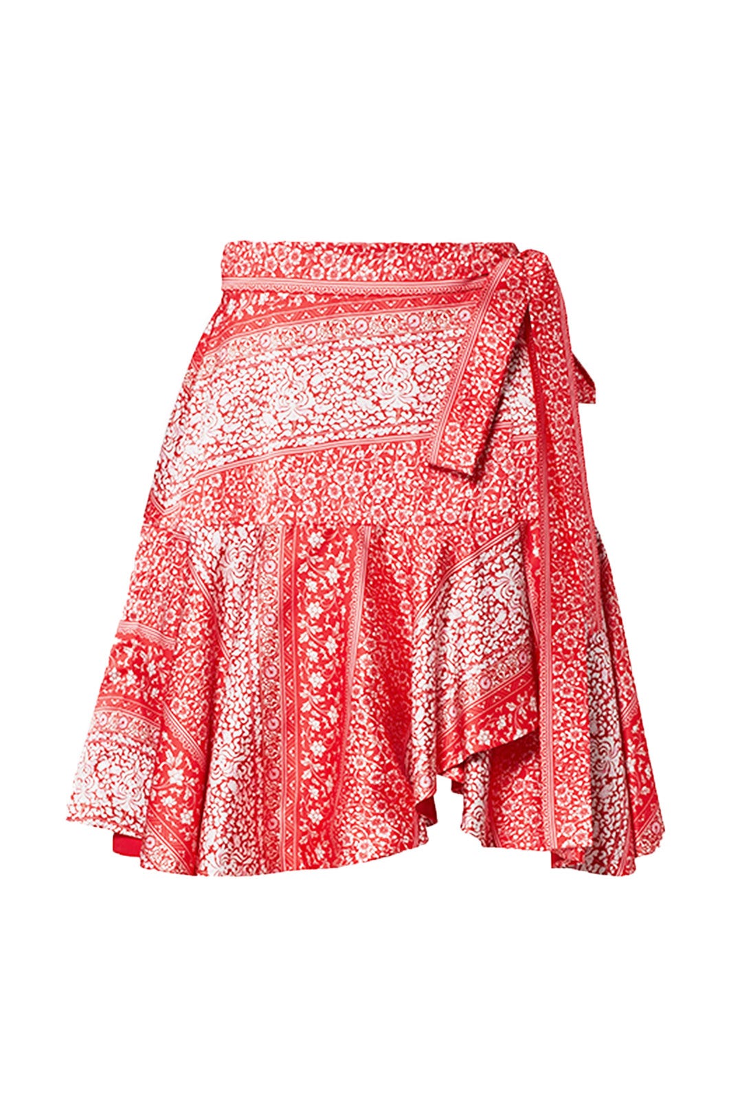 Printed Wrap Skirt by AMUR 3