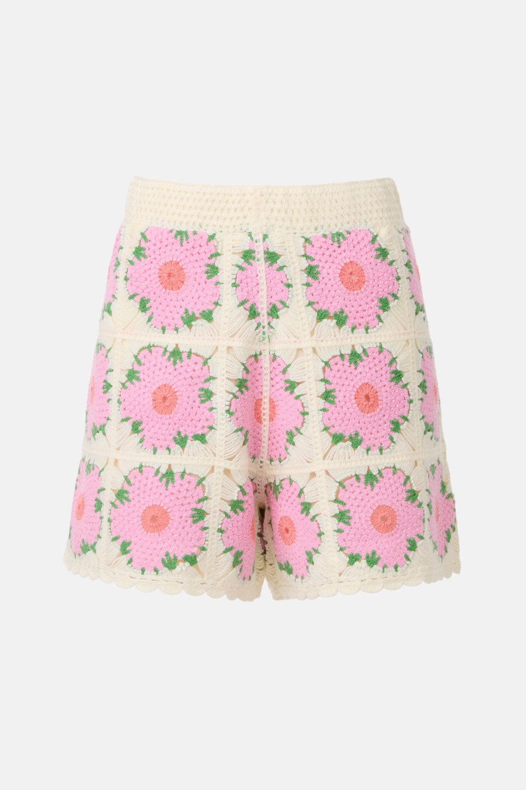 Crochet Flower Short by CeCe 4