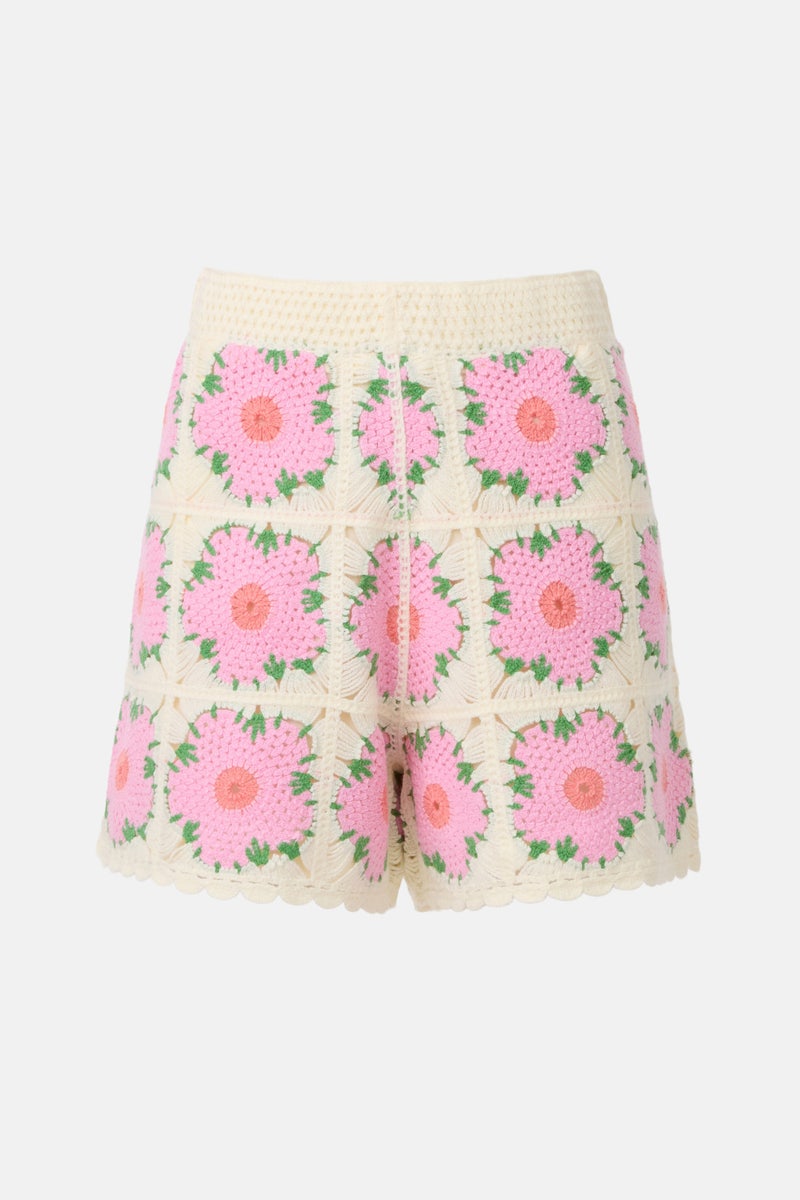 Crochet Flower Short by CeCe - Photo 4