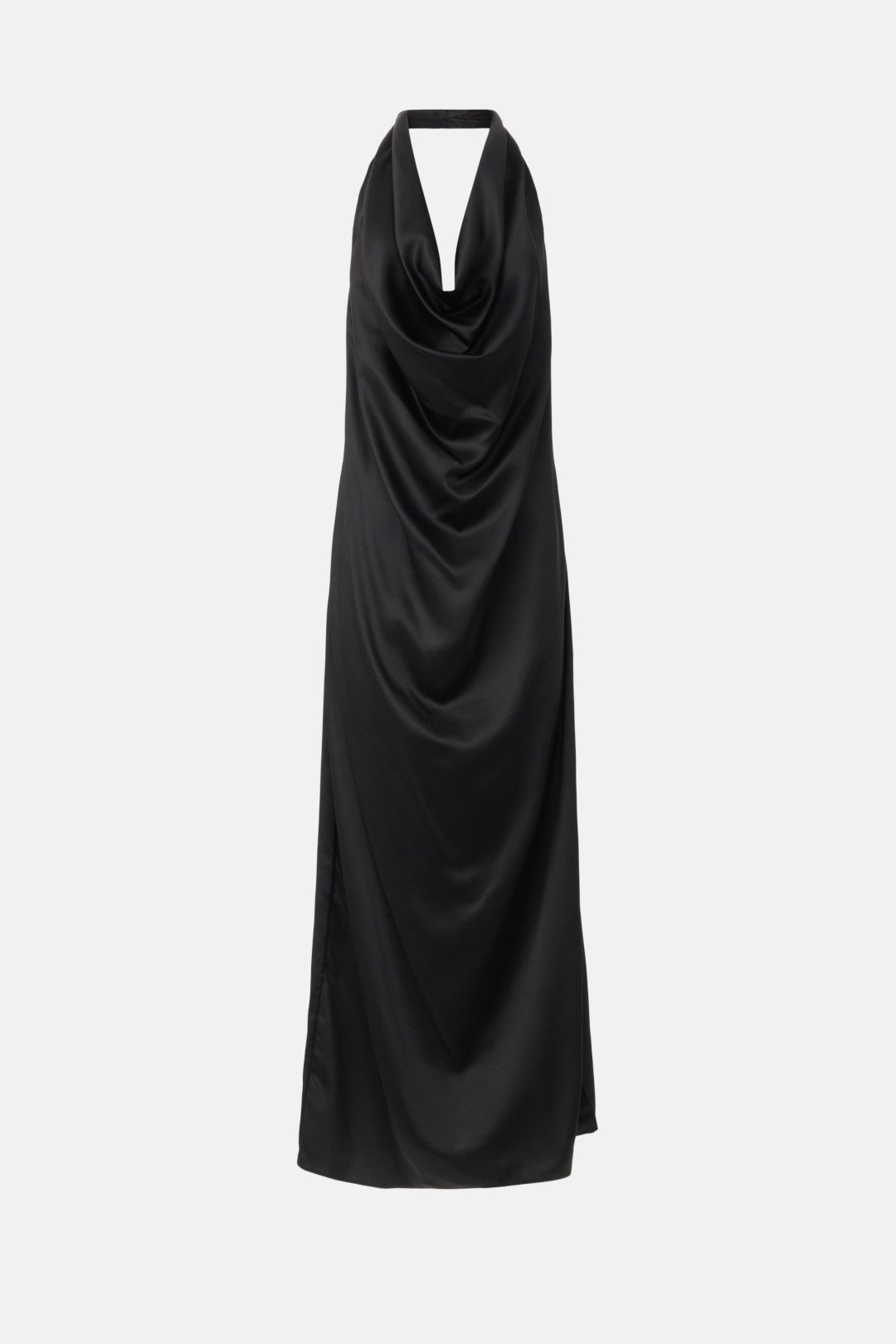 Charmie Cowl Neck Backless Midi Dress