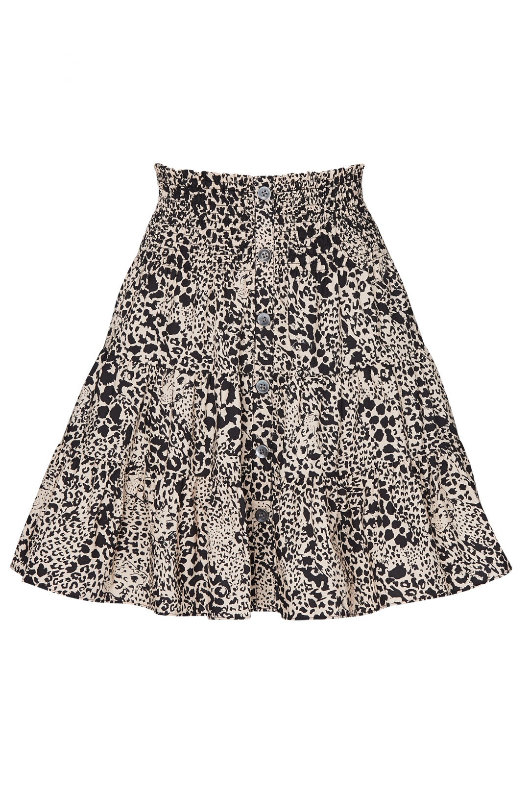 Leopard Poplin Skirt by Rebecca Taylor NYC 3