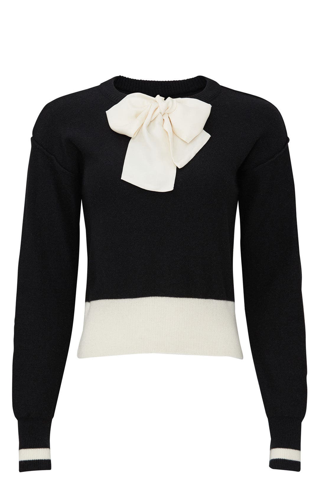 Black Bow Sweater by Sweet Baby Jamie 4