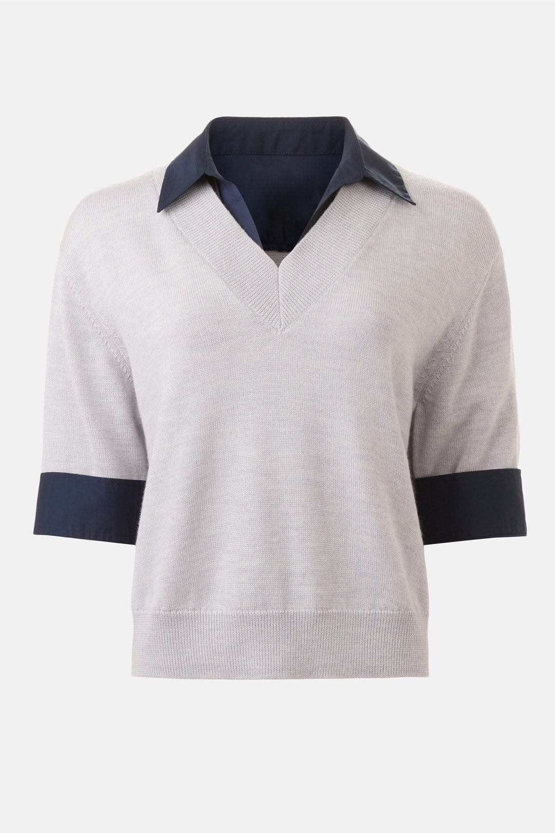 Esme Sweater Combo Top by Tanya Taylor 4