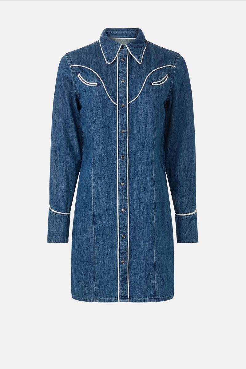Western Piped Shirt Dress by WRANGLER - Photo 4