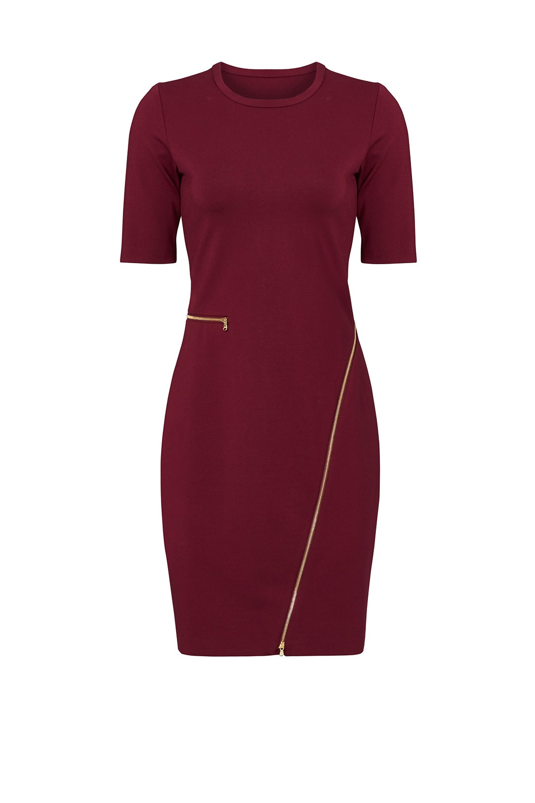 Oxblood Odeon Knit Dress by Yoana Baraschi