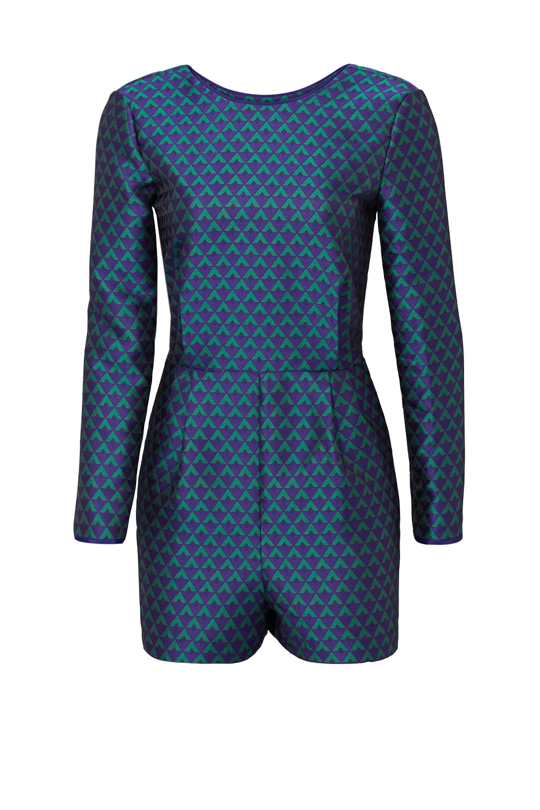 Geometric Jacquard Romper by Adelyn Rae 3