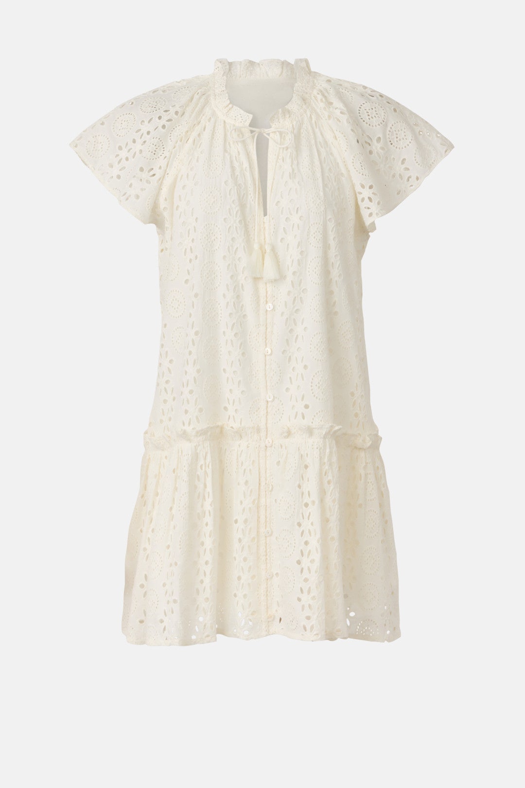 Eyelet Mini Dress by Cleobella 4
