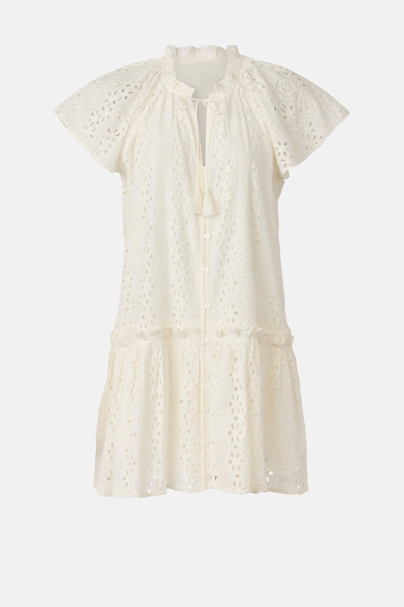 Eyelet Mini Dress by Cleobella - Photo 4