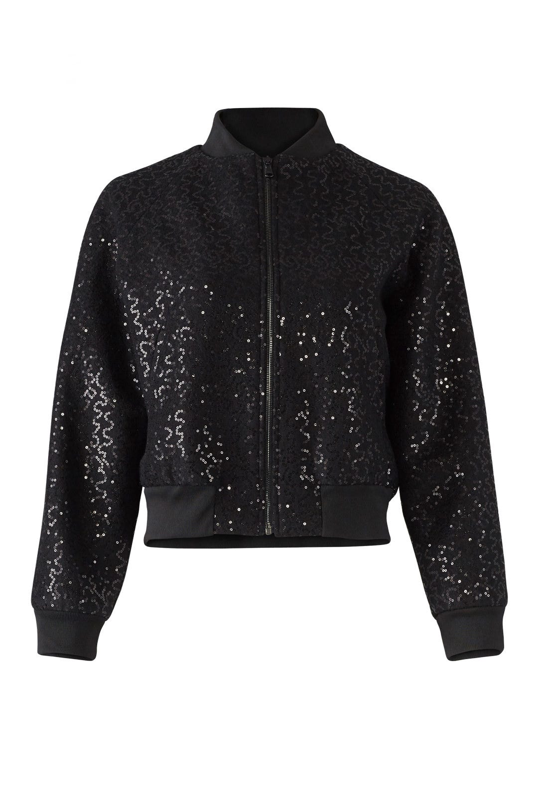 Black Sequin Bomber by Slate & Willow 4