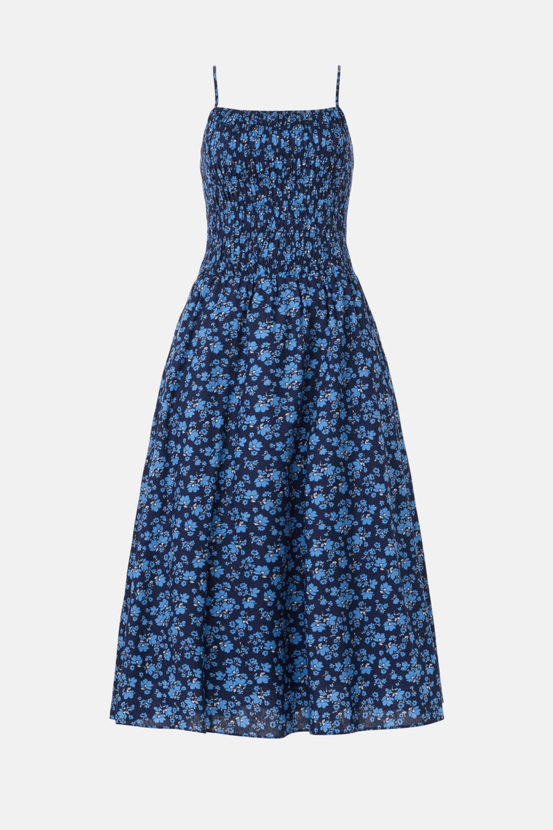 Floral Print Smocked Midi Dress by English Factory - Photo 4