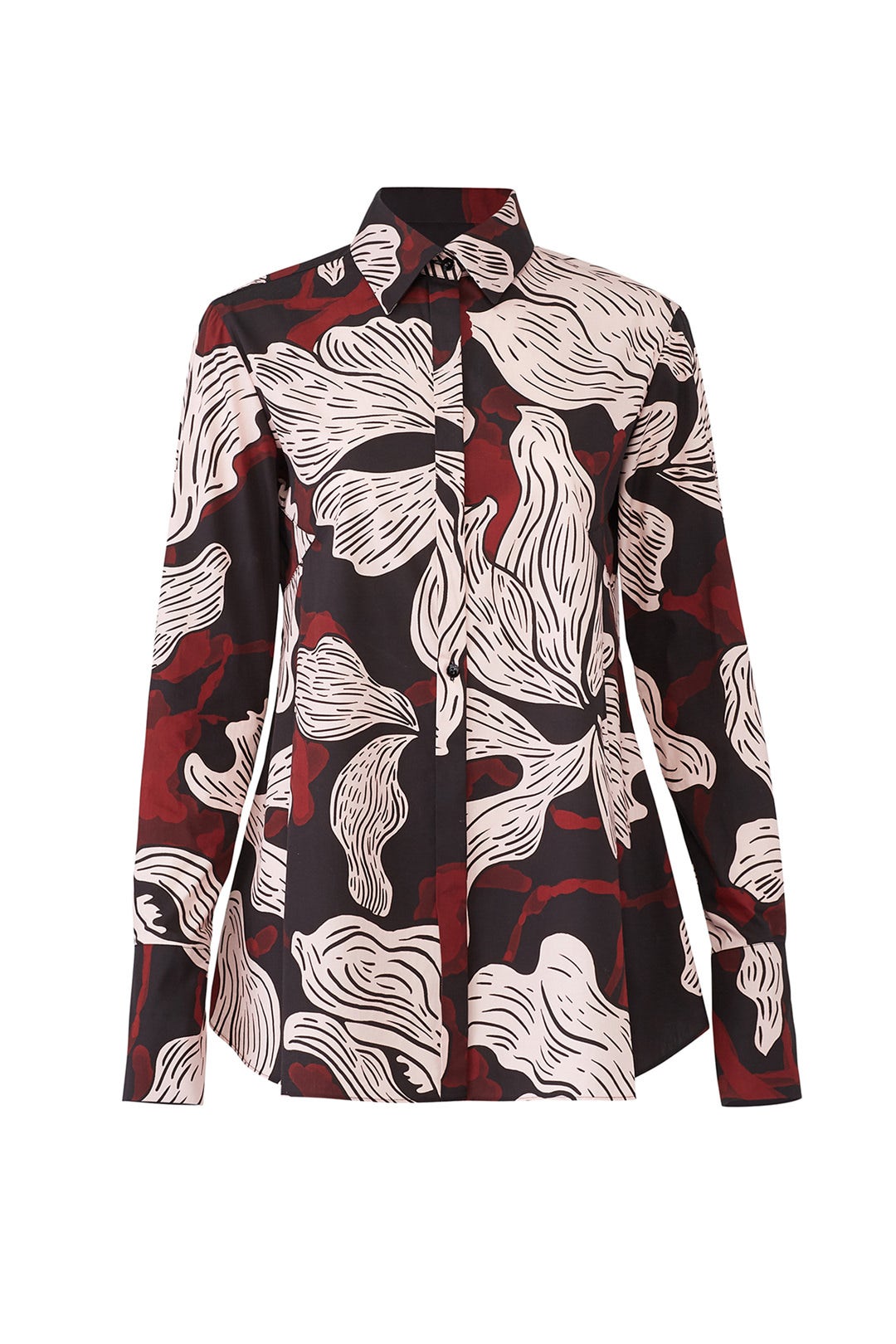 Vino Shirt Collar Blouse by Fuzzi