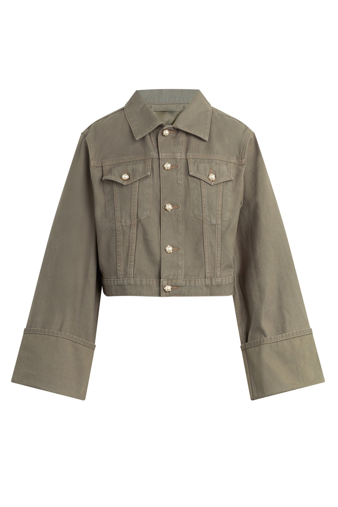 Cuffed Crop Jacket by Hudson 4