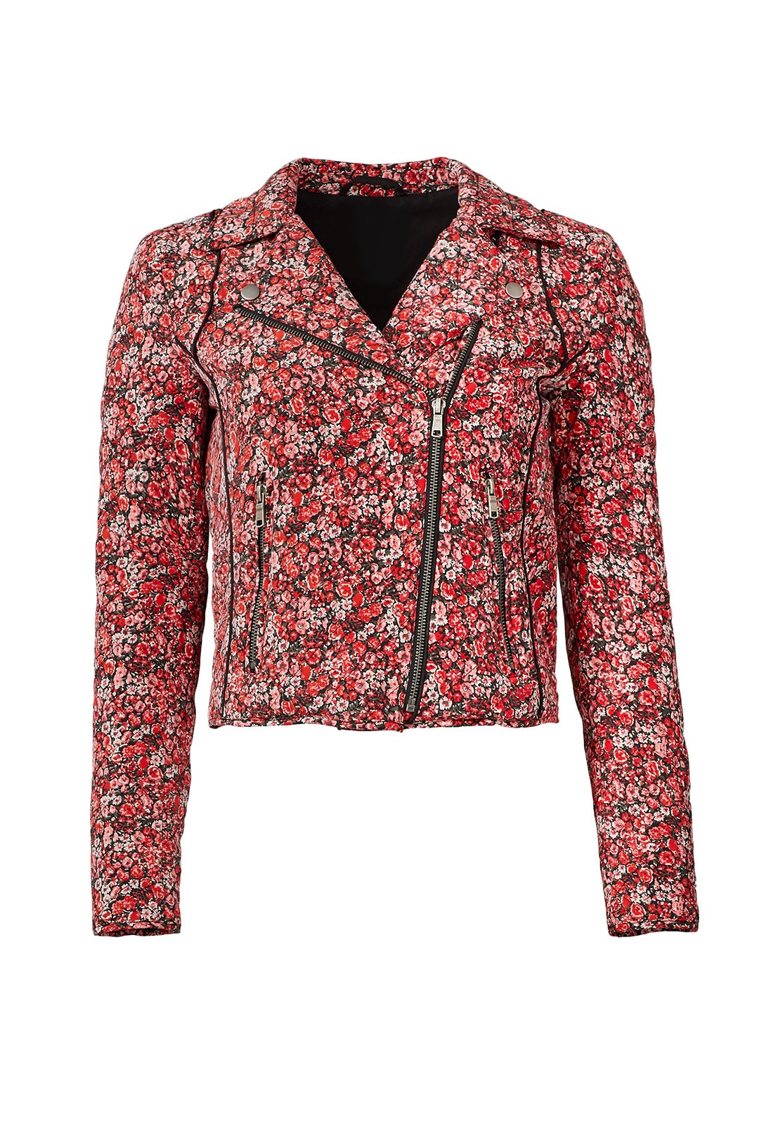 Red Floral Frona Jacket by Joie
