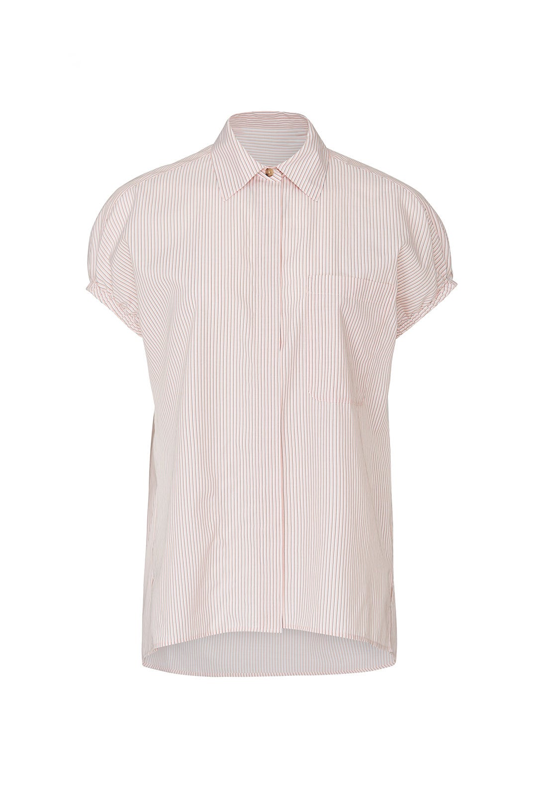 Tricolor Button Down Shirt by Jason Wu