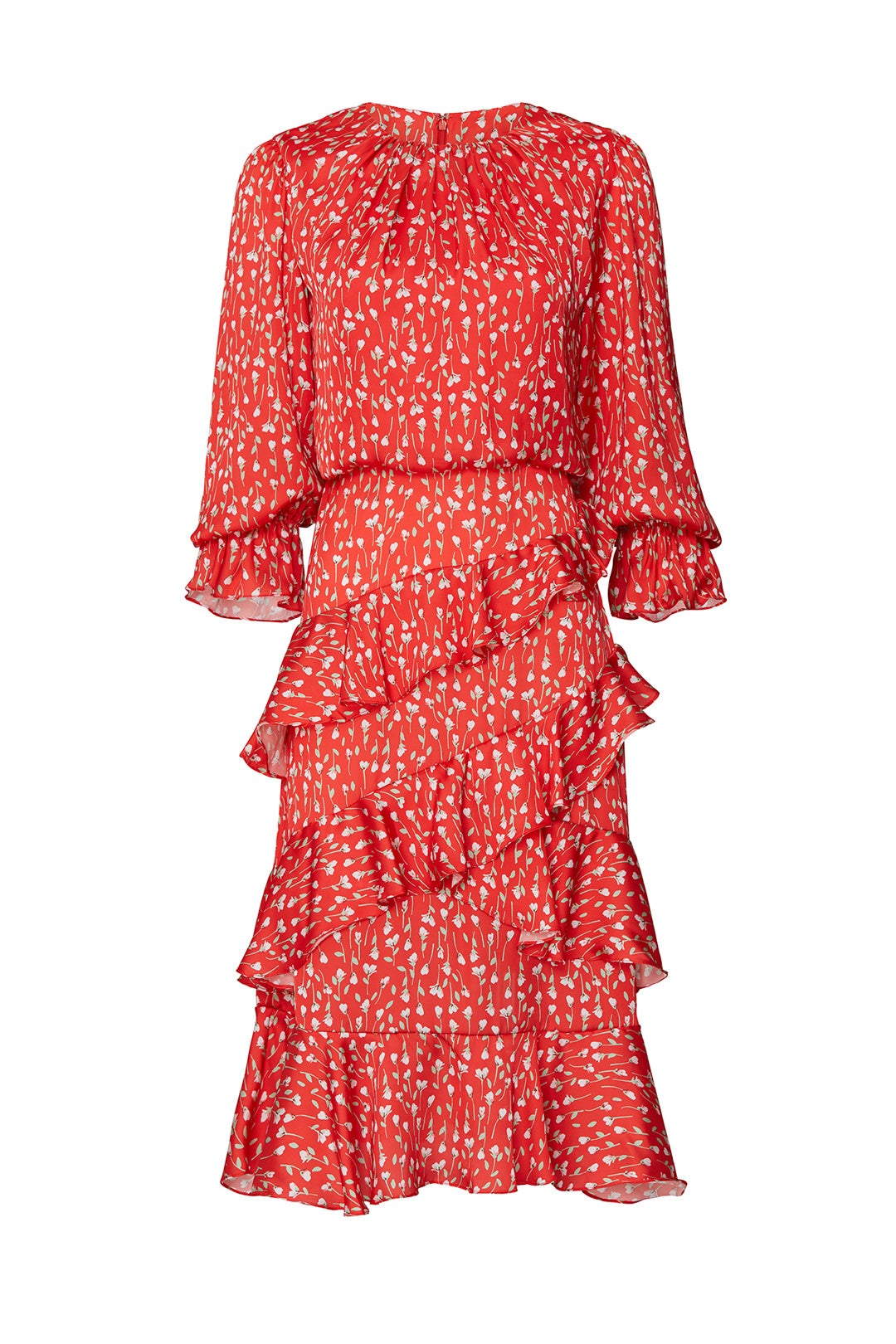 Ruffle Skirt Day Dress by ML Monique Lhuillier