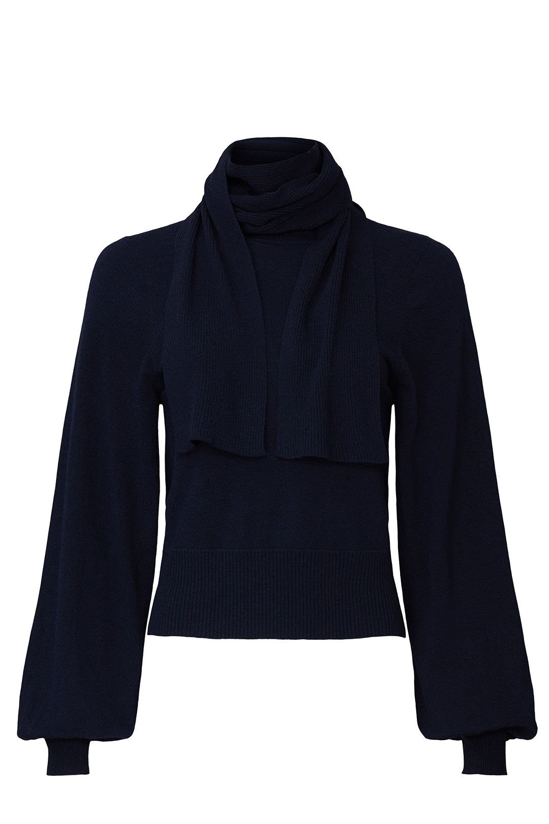 Blue Knit Bow Sweater by See by Chloé 4