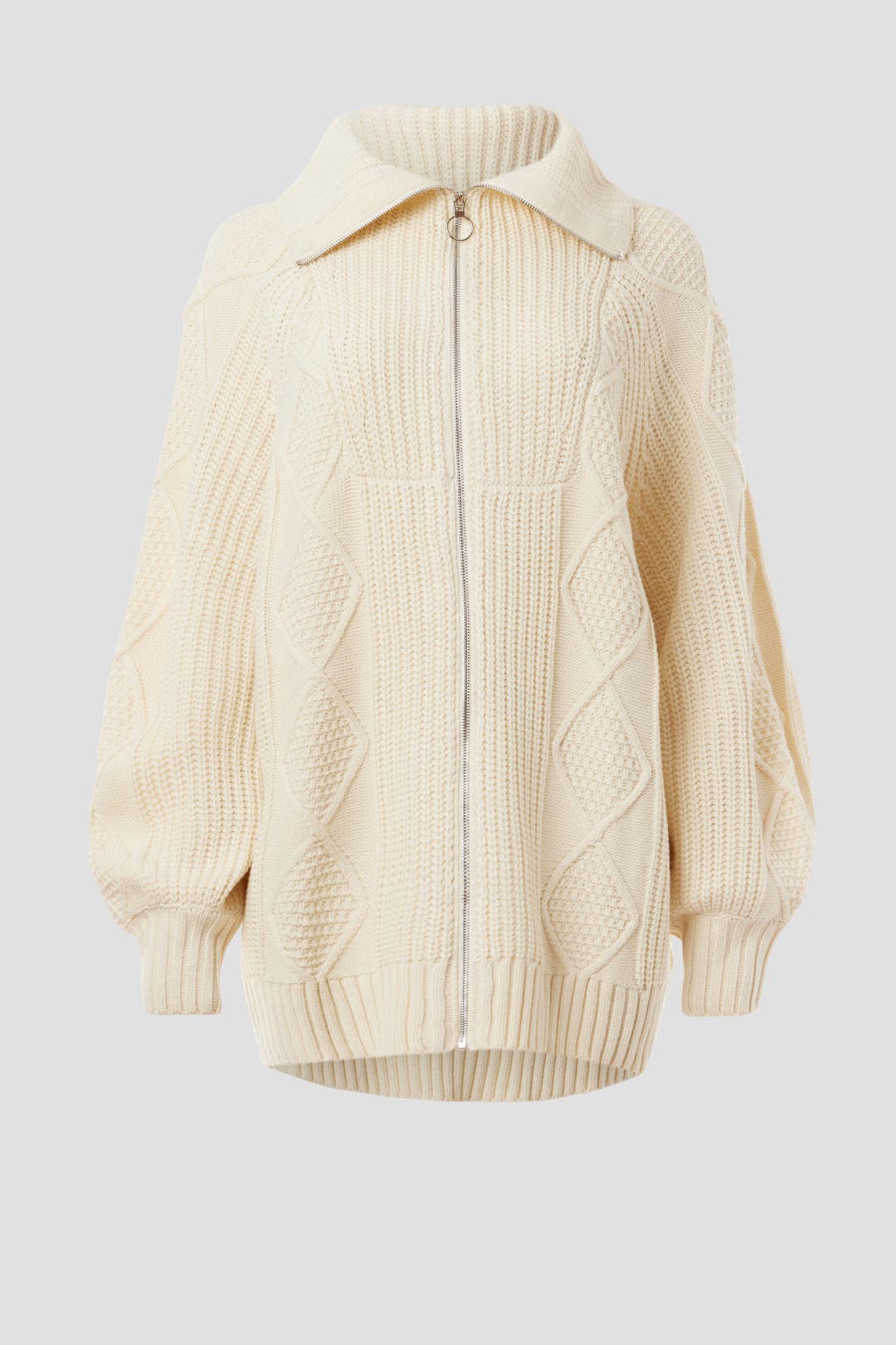 Chunky Cable Knit Sweater by WEWOREWHAT | Rent the Runway