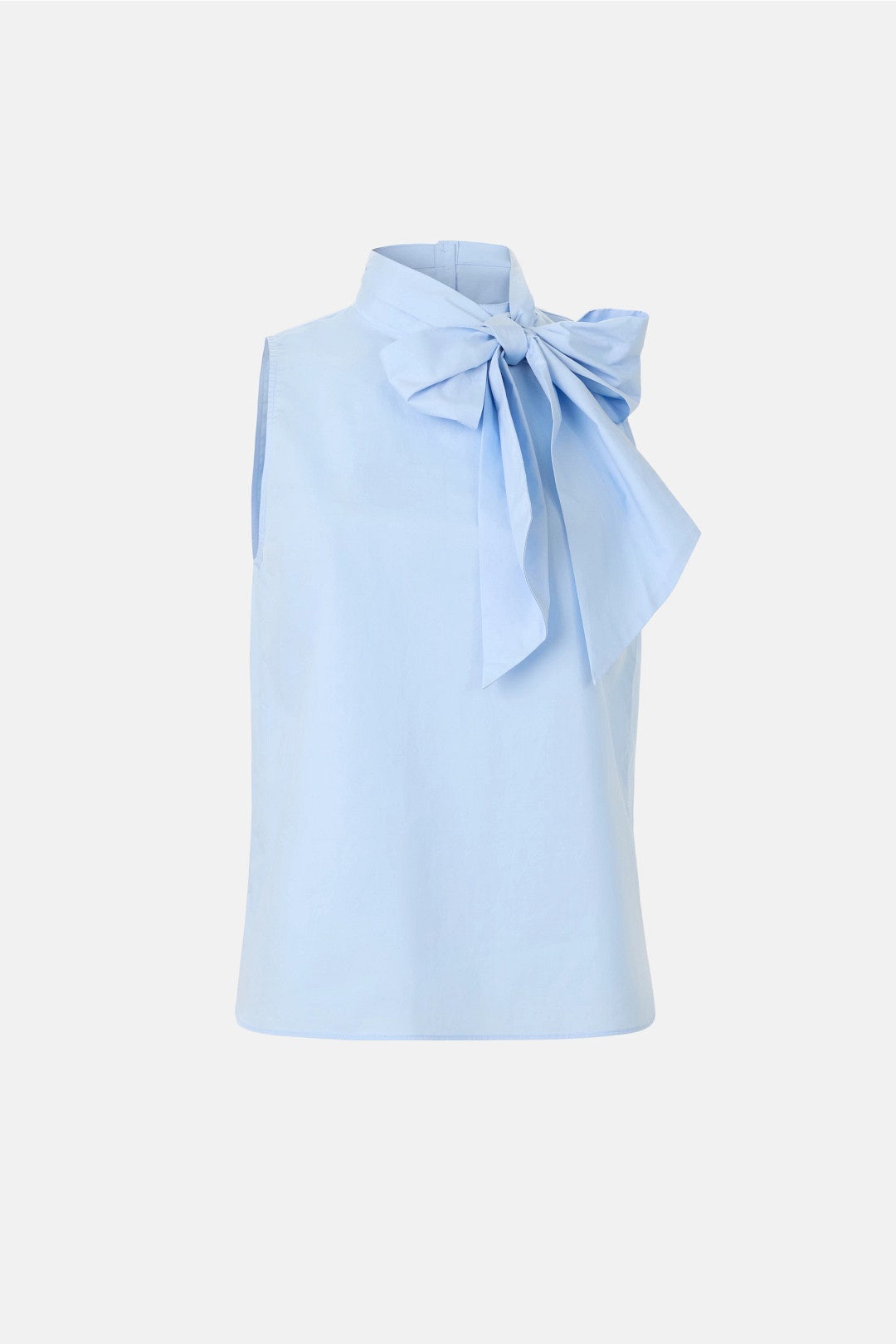 Sleeveless Poplin Tie Neck Top by Adam Lippes x RTR
