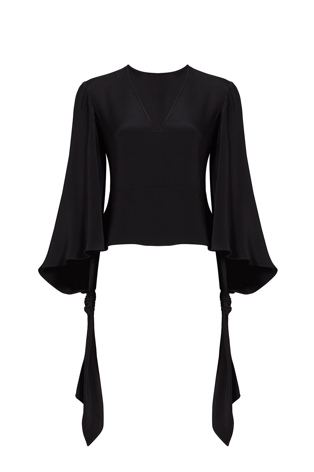 Black Tie Sleeve Blouse by DEREK LAM 3