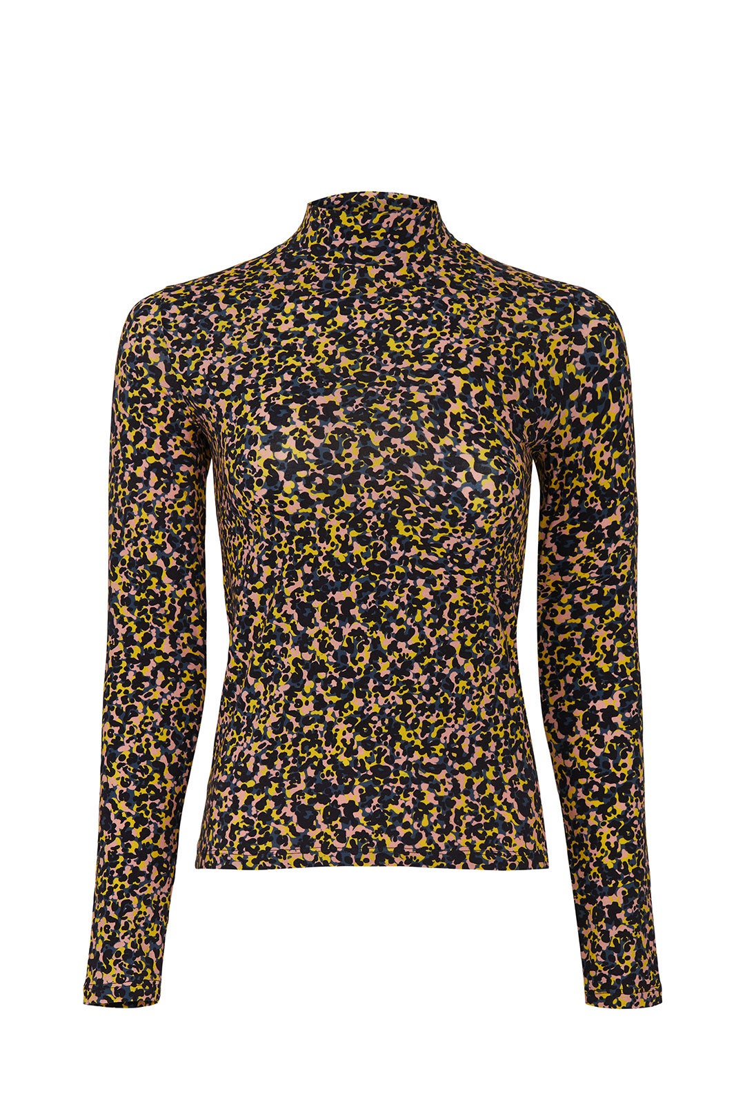 Printed Mock Neck Top by Scotch & Soda 4