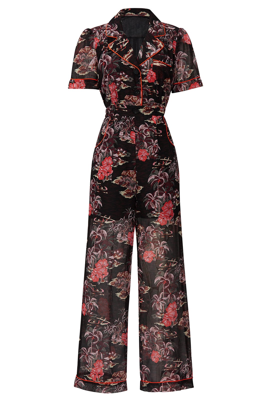 Hibiscus Islands Jumpsuit by Anna Sui 3