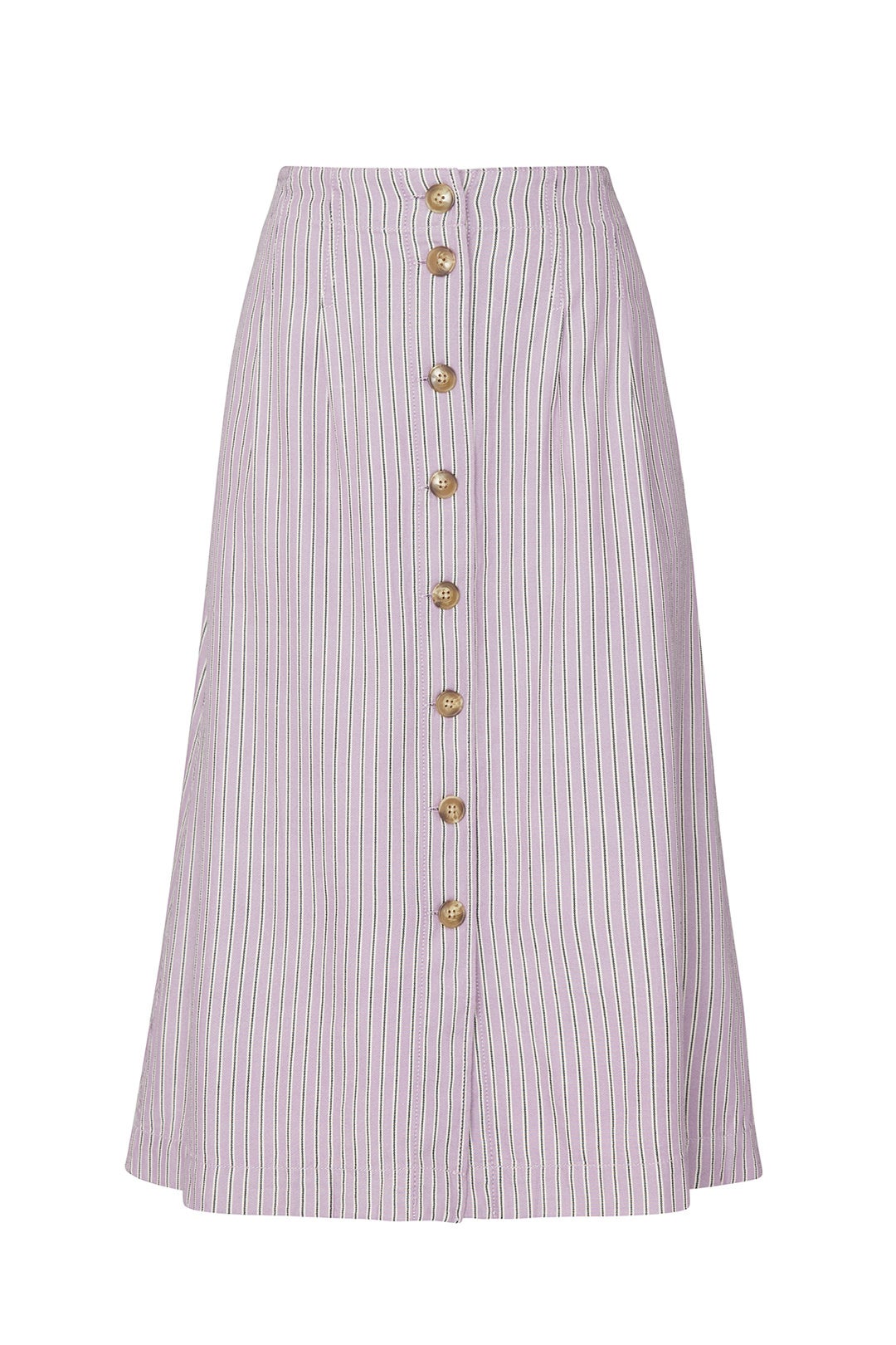 Patio Button Front Midi Skirt by Madewell 3