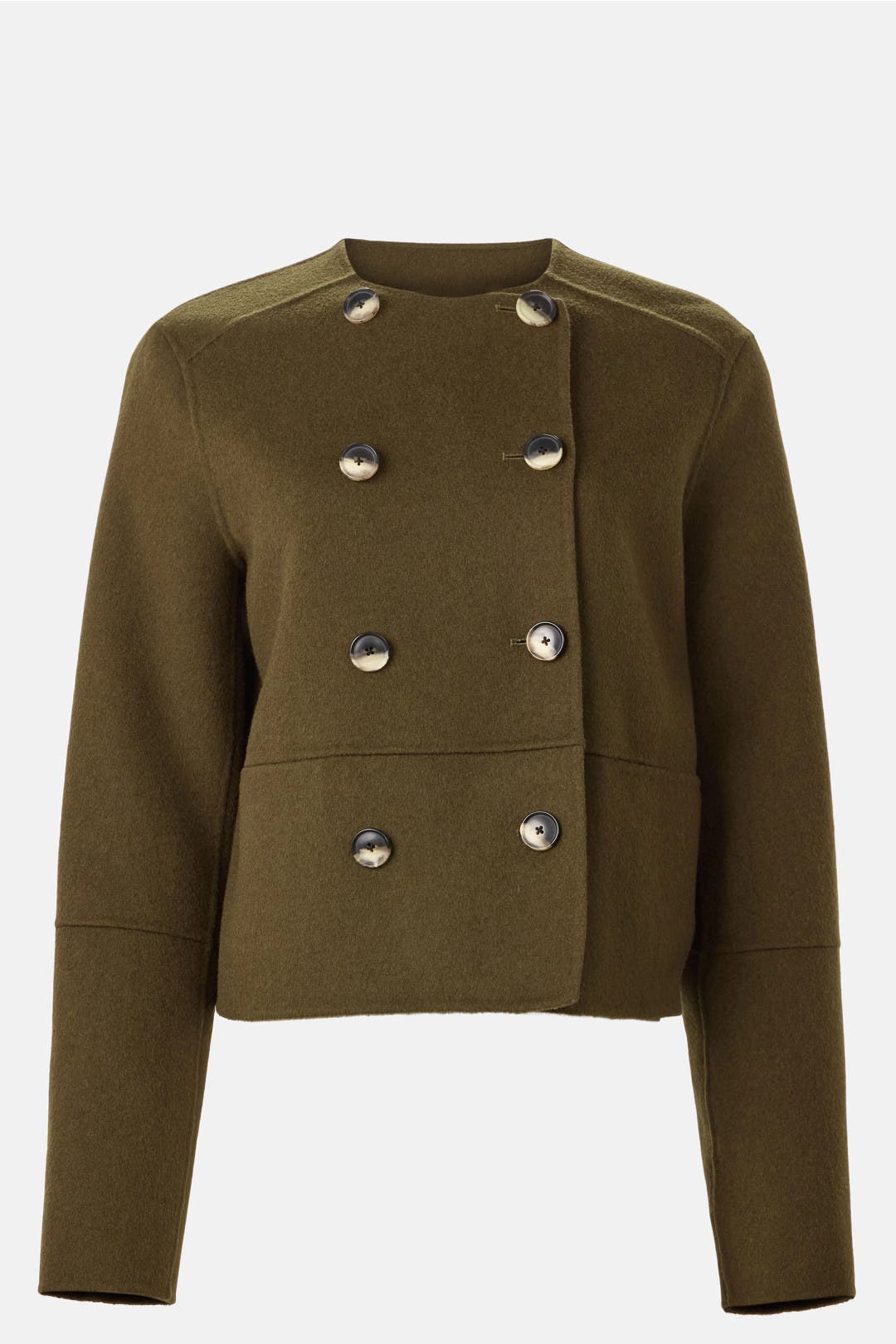 Courtney Jacket in Double Face Wool by Proenza Schouler White