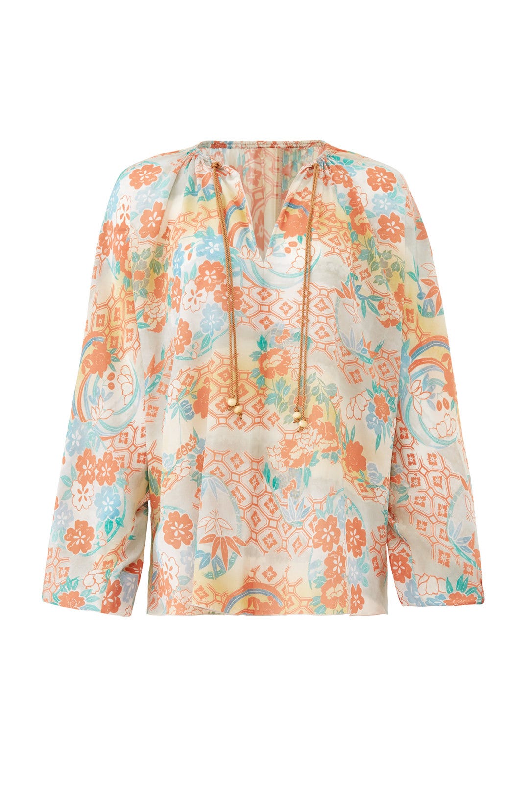 Orange And Blue Chance Top by Elizabeth and James