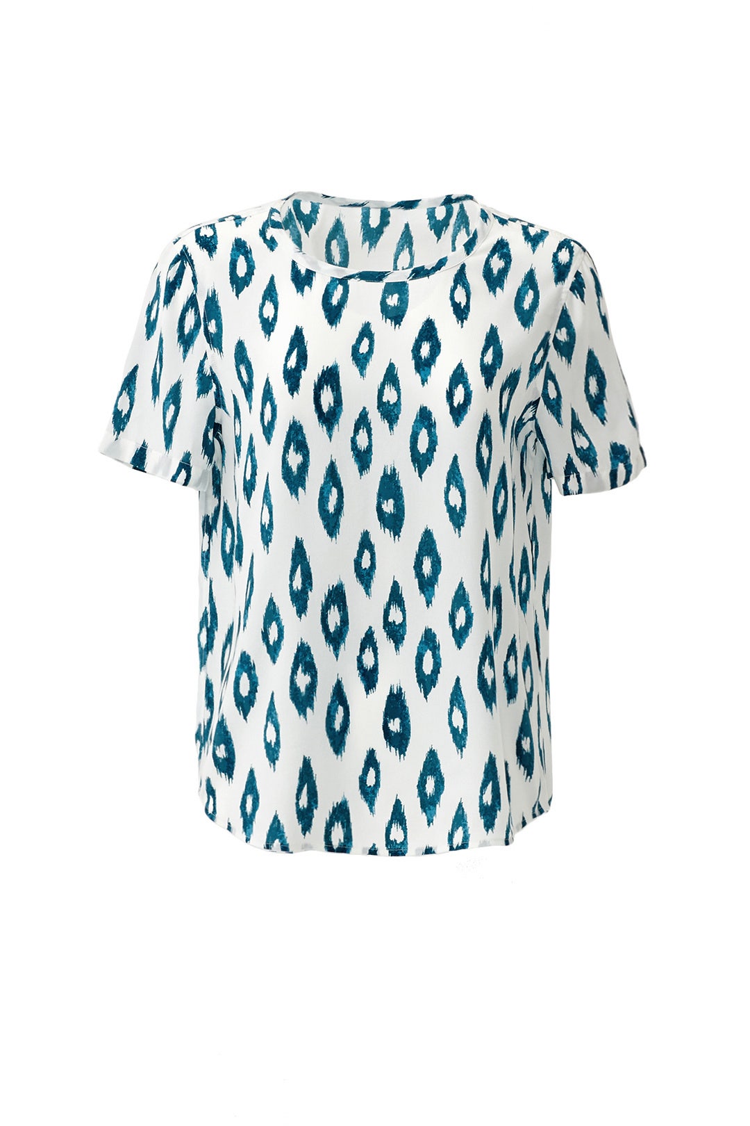 Neko Ikat Print Riley Top by Equipment 3