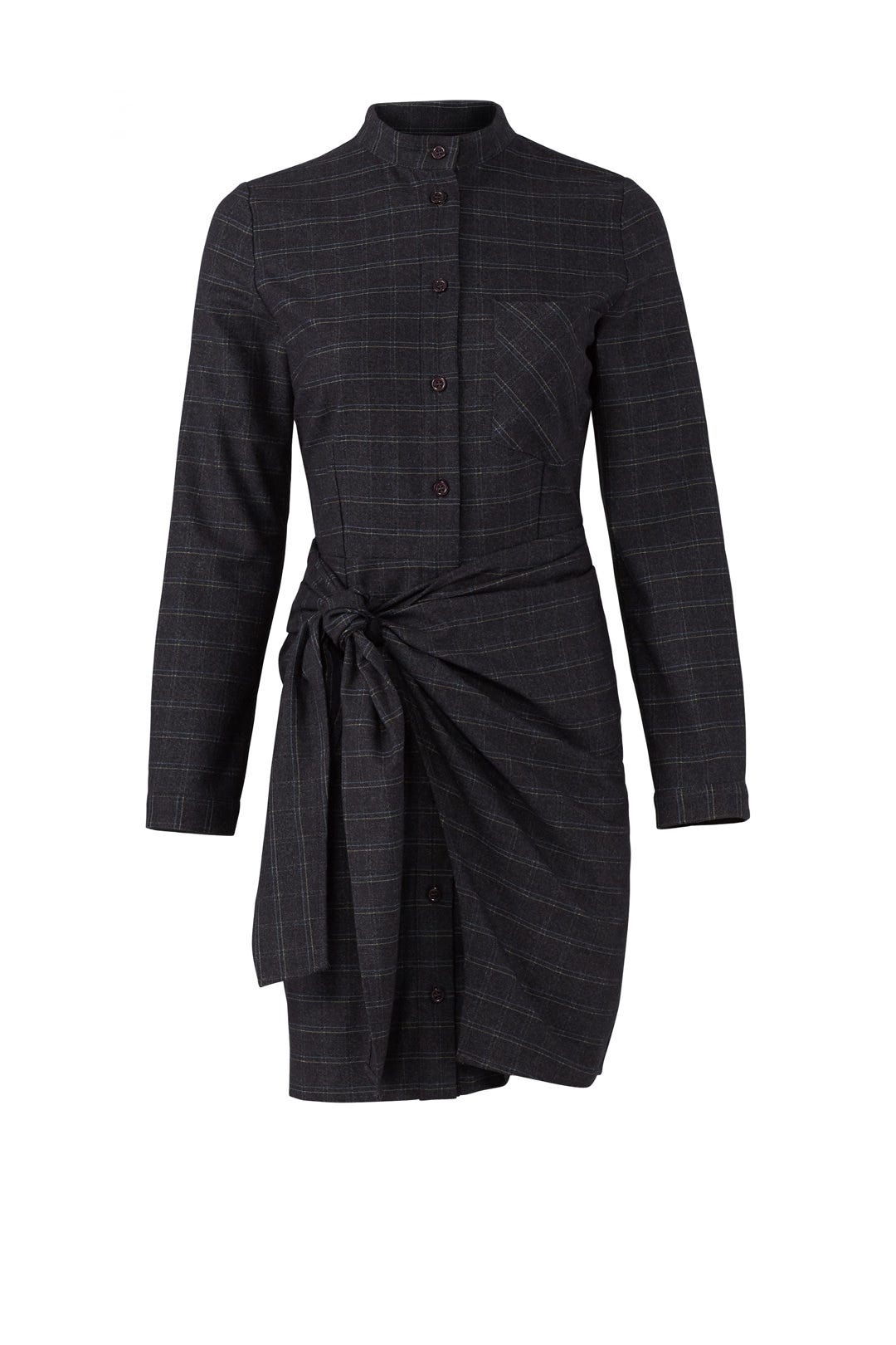 Tie Front Shirt Dress by J.O.A. 3