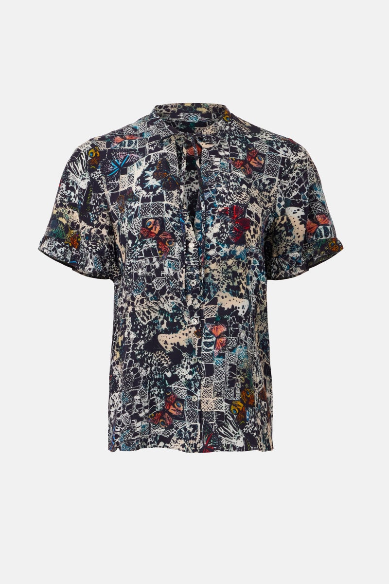 Tafiz Soft Butterflies Blouse by Zadig & Voltaire - Photo 4