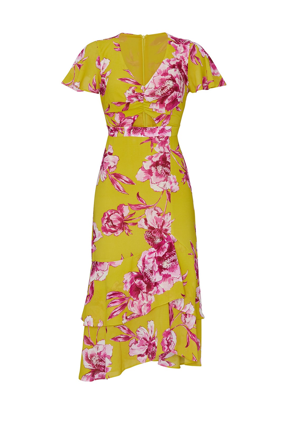 Lemon Floral Midi Dress by Great Jones 3