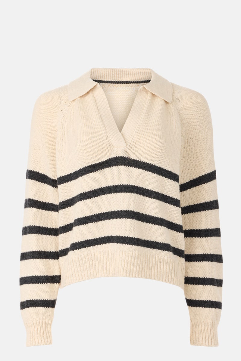 Claire Relaxed Polo Sweater by Marine Layer - Photo 4